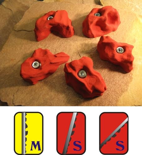 Mangos de escalada KS 81-85 Guffert en pack de 5 unidades para rocódromo 2