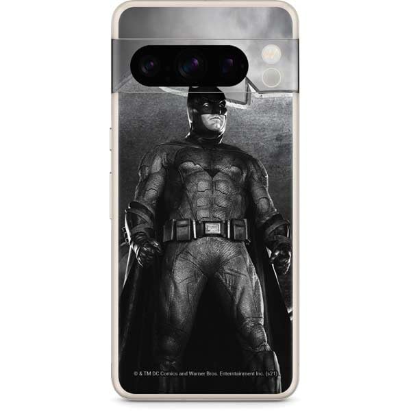 Skinit Decal Phone Skin Compatible with Google Pixel 8 Pro - Officially Licensed The Justice League (2017) Batman Poster Design