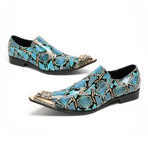 Dress Shoes for Men Loafer Slip On for Club Genuine Leather3