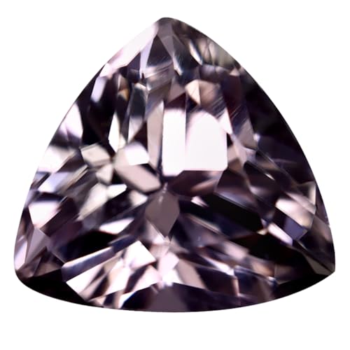 Diaspore rose naturelle de 2,31 ct en coupe trillion de 8x8 mm non chauffée pour haute joaillerie