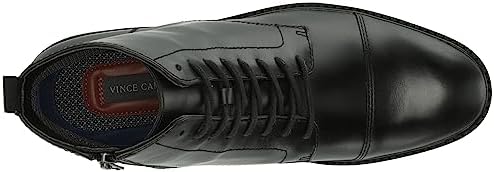Vince Camuto Men's Ferko Lace Up Boot Fashion, Black, 13 | Image 4
