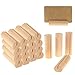 Produktbild Gobesty Holzaufsteller, 20 Stücke Kartenständer Holz Menükartenhalter Speisekartenhalter Holz Kartenhalter Tischnummer Halter Hochzeit Tischkartenhalter Foto Stehen für Hochzeit Party Deko