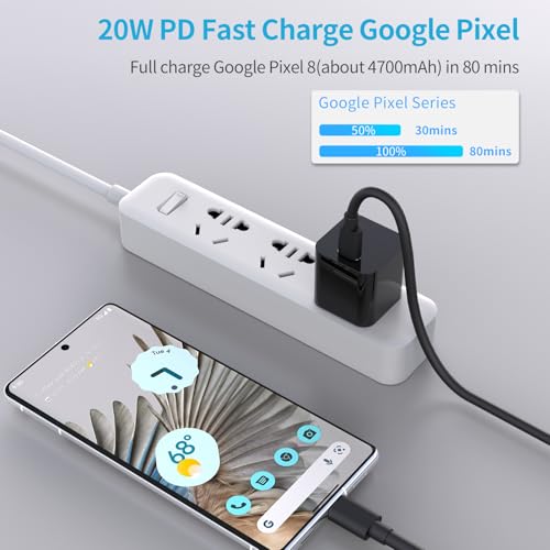 Adaptador de carga de coche PD PPS para Google Pixel 8 7 6 y Samsung 5