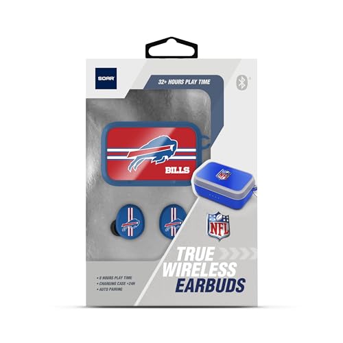 Image of SOAR NFL Wireless Sport Earbuds: Comfortable Fit & Convenient Charging
