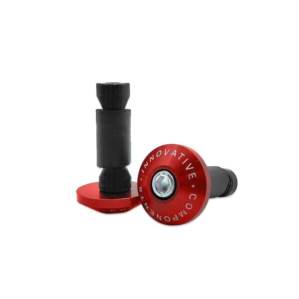 Peso del Extremo Manillar de la Motocicleta, Tapa puños, protección Universal BWS, Accesorios(2pcs Red)