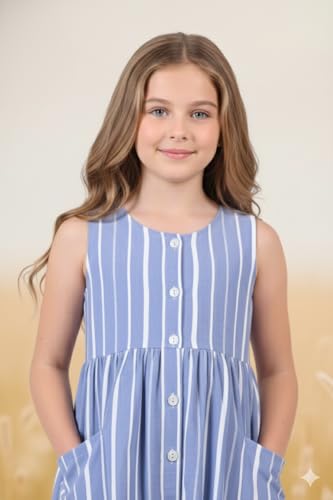Image of VIKITA 2017 Girls Embroidery Cotton Long Sleeve Flower Dresses LH5460 for 1-8 Years ?-