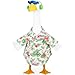 NovousGoo 23 Inch Summer Hawaiian Porch Goose Outfit-Porch Goose Clothes,Goose Costume for Summer Party Garden Patio Lawn Statue Decor(with Sunglasses and Earphones)