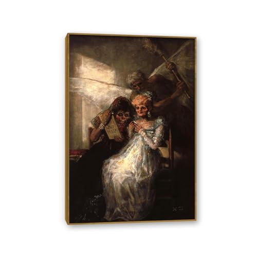 Tableau decoration murale salon de Francisco Goya avec cadre de qualite superieure
