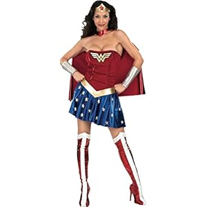 DC Comics – Disfraz de Wonder Woman para mujer, Talla M adulto (Rubie’s 888439-M)