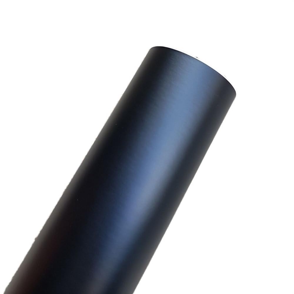 Autofolie 50 cm schwarz glänzend matt Vinylfolie glänzend glänzend Car Wrap Folie Aufkleber mit Luftblase Motorrad Car Wrapping Auto Folie(Matte Black,50cmx500cm)