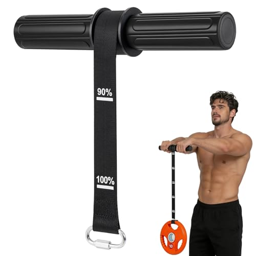 LIZAAL Forearm Strengthener & Wrist Roller，Forearm Exerciser with Thicker Silicone