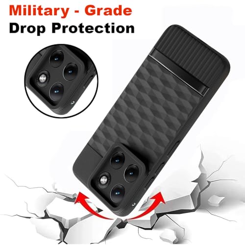 Image of Shockproof Case Compatible with Motorola Edge 70 Fusion 5G | Full Camera Protection | TPU Flexible Back Cover for Motorola Edge 70 Fusion 5G (Matte Black)