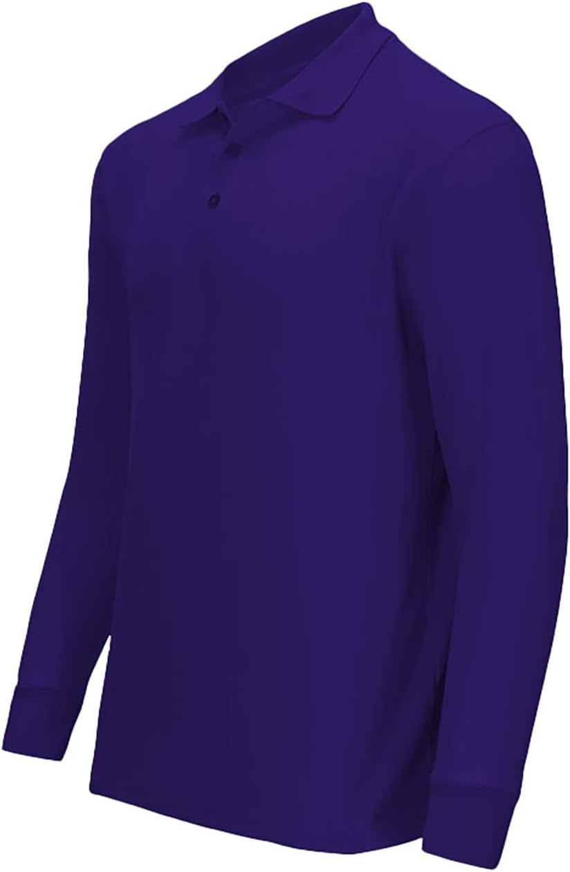Premium Wear Boys Uniform Long Sleeve Polo Shirt - Image 3