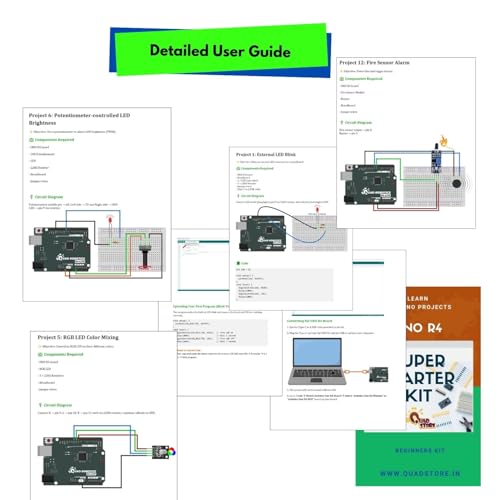 Image of Quad Store Build & Learn Kit for Uno R4 Compatible with Arduino IDE
