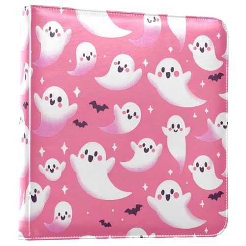 Álbum de fotos adhesivo DIY Scrapbook álbum lindo fantasmas de Halloween encuadernador de 3 anillos libro de fotos 40 páginas 8x10 para memoria miniatura 1