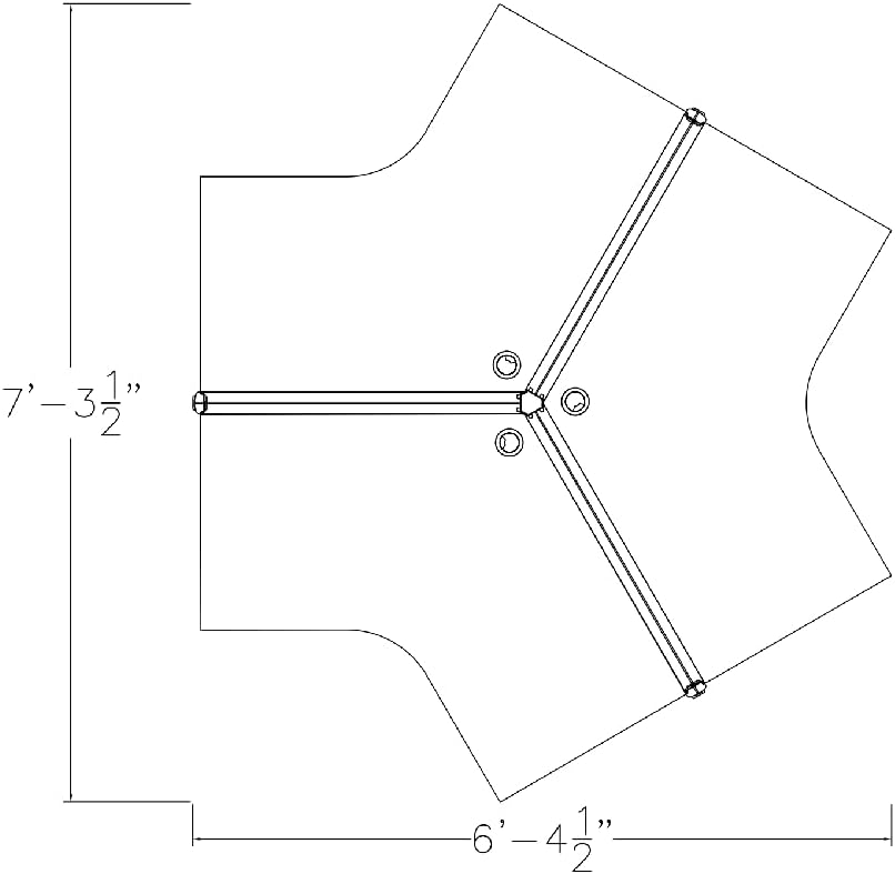 Small Library Study Powered Desk Stations, 3-Pack Divider 120Dg Workstation Cubicle | Emerald Cubicle Collection | 3x3x39H Built-in Electric & Network Cable Management | Custom Sizes & Colors - White