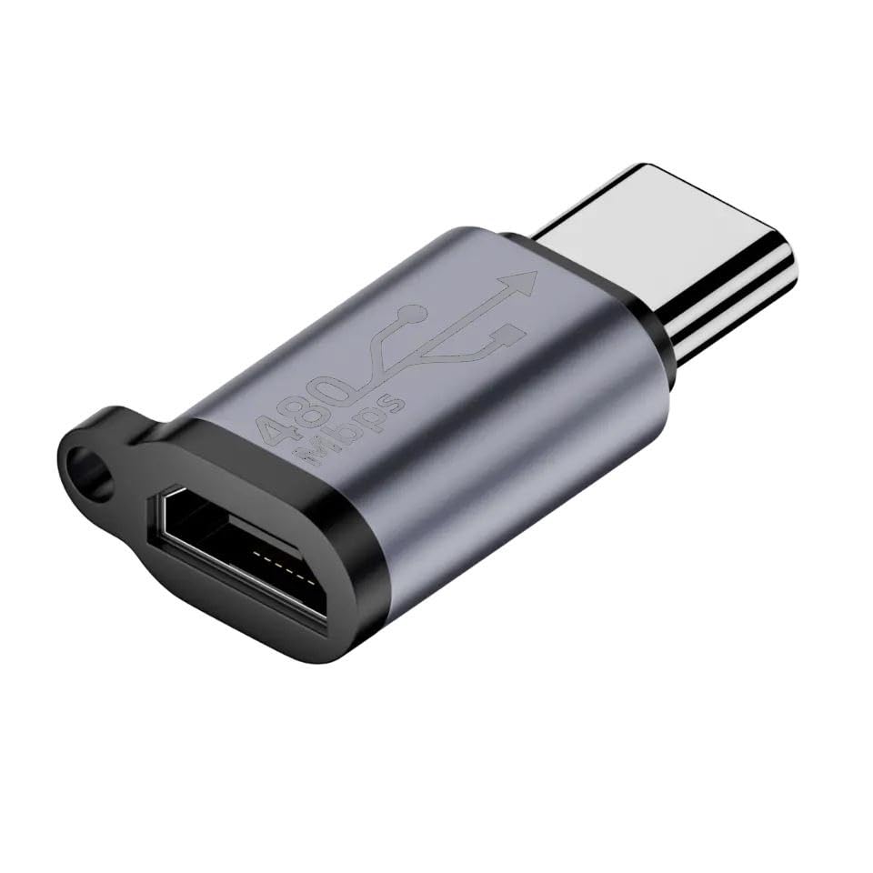PRT™ Type C Male Converter & Micro USB-B Female Metal Adapter + Data Transfer (Random Colors) (B0BRBHCZML) Amazon Price History, Amazon Price Tracker