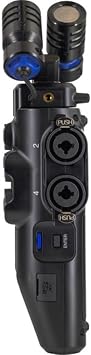 Zoom H6studio 6-Track Handy Recorder with 32-Bit Float Recording Bundle with APH-6s Accessory Pack + BTA-1 Bluetooth Adapter + 64GB Memory Card + 4 Pack AA Batteries + Cloth (6 Items)
