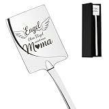 Personalisiertes Löffel-Set mit festlicher Strumpfbeilage, Gravurpräsent für Mutter zum Jubiläumsgeschenk oder als besondere Aufmerksamkeit für Familienfeste