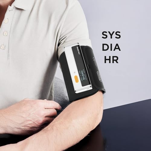 Image of CardioCheck Duo 2-in-1 Digital Blood Pressure Monitor with Smart Display| Portable Carry Case | Automatic Upper Arm BP Checking Device for Home & Travel Use