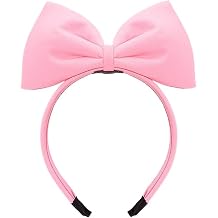 Bowknot Halloween Headband, Sweet Pink Bow Headband Bowknot Hair Hoops Bands Headpiece Hairband for Women and Grils,Women Christmas Birthday Party Decorations Easy to Wear,Headbands Hair Accessories