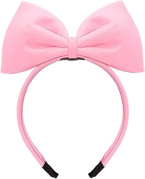 Pink Sweet Halloween Bow Headband Bowknot Hair Hoops Bands Headpiece Hair band for Women and Grils,Women Christmas Birthday Party Decorations,Headbands Accessories Hair Care