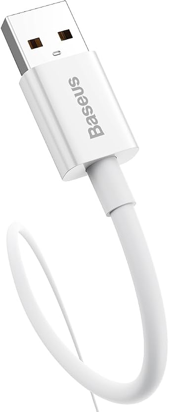 Type-C Cable 100W with Baseus Superior Fast Charging Feature, 1 Meter, White