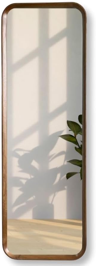 秋田木工楕円形壁掛けミラー 柳宗理ウォール材白木 秋田木工