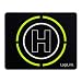 Produktbild LogiLink ID0146 Glimmer Mauspad, "Helipad" Design mit Stark Haftenden Antirutschpunkte auf Unterseite schwarz