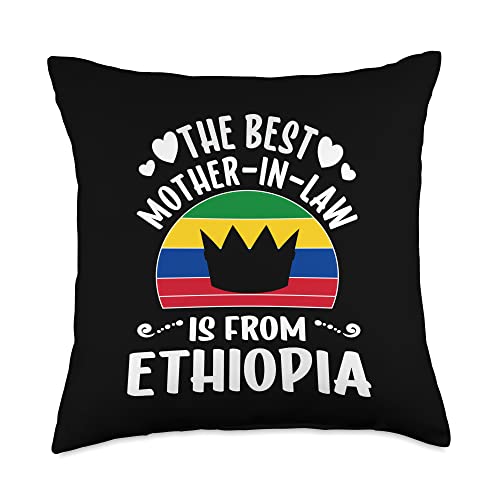 Ethiopian Mother-In-Law Ethiopia Mothers Day Throw Pillow