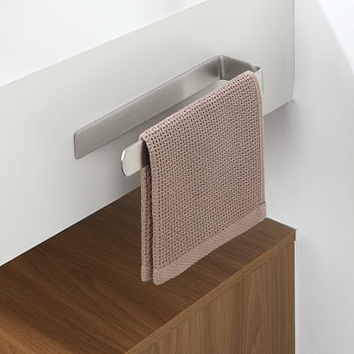 Mooche Porte Serviette Salle de Bain, Longueur 22.5 CM, Barres Porte-Serviettes Support Mural, en Acier Inoxydable, Porte Serviette de Bain Antirouille et...