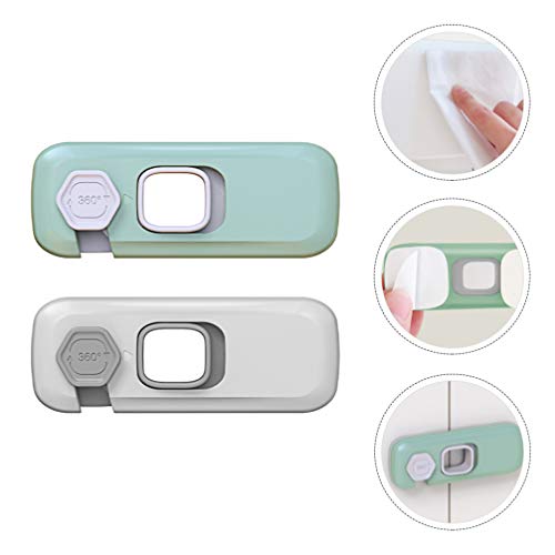 Toyvian Travas de Armário de Segurança Infantil Travas à Prova de Bebê Trava para Gavetas Assento de