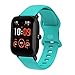 iPartsonline Bracelet de rechange en silicone compatible avec Amazfit Bip U/Bip U Pro, bracelet de montre de sport compatible avec Amazfit Bip S/Samsung Galaxy Watch 4 40 mm/46 mm, bleu