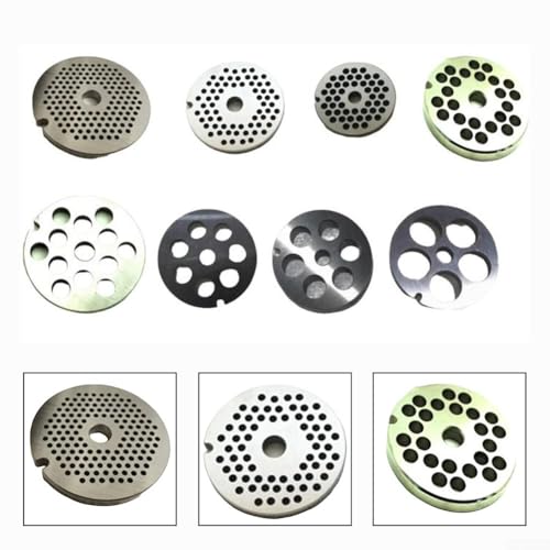 Plaque de hachoir à viande en acier inoxydable, accessoire de robot culinaire, compatible avec Bosch, Bauknecht, accessoire d'appareil de cuisine, viande,...