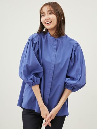 値下げ中　新品　タグ付き　オーロラブラウス　summer navy　elu elu. Aurora blouse summer navy オーロラブラウス