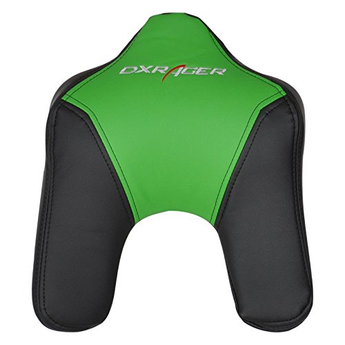 Preisvergleich Produktbild DXRacer Kopfkissen, Kunstleder, u-Form Schwarz / Grün