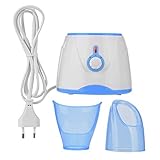 ♥♥ NANO ION STEAMER --- Este nano vaporizador es un nuevo tipo de vapor que produce vapor de iones nano, mejora la circulación sanguínea, mejora la vitalidad de las células de la piel y la absorción de oxígeno, hace que el tono de la piel sea más saludable y también mejora la absorción de la crema de belleza, mejorando así la eficacia y promoviendo el drenaje sinusal y las vías respiratorias para mejorar la salud general.