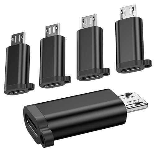 Fidioto Micro USB to USB-C Adapter,Type C Female to USB Micro Male Convert...