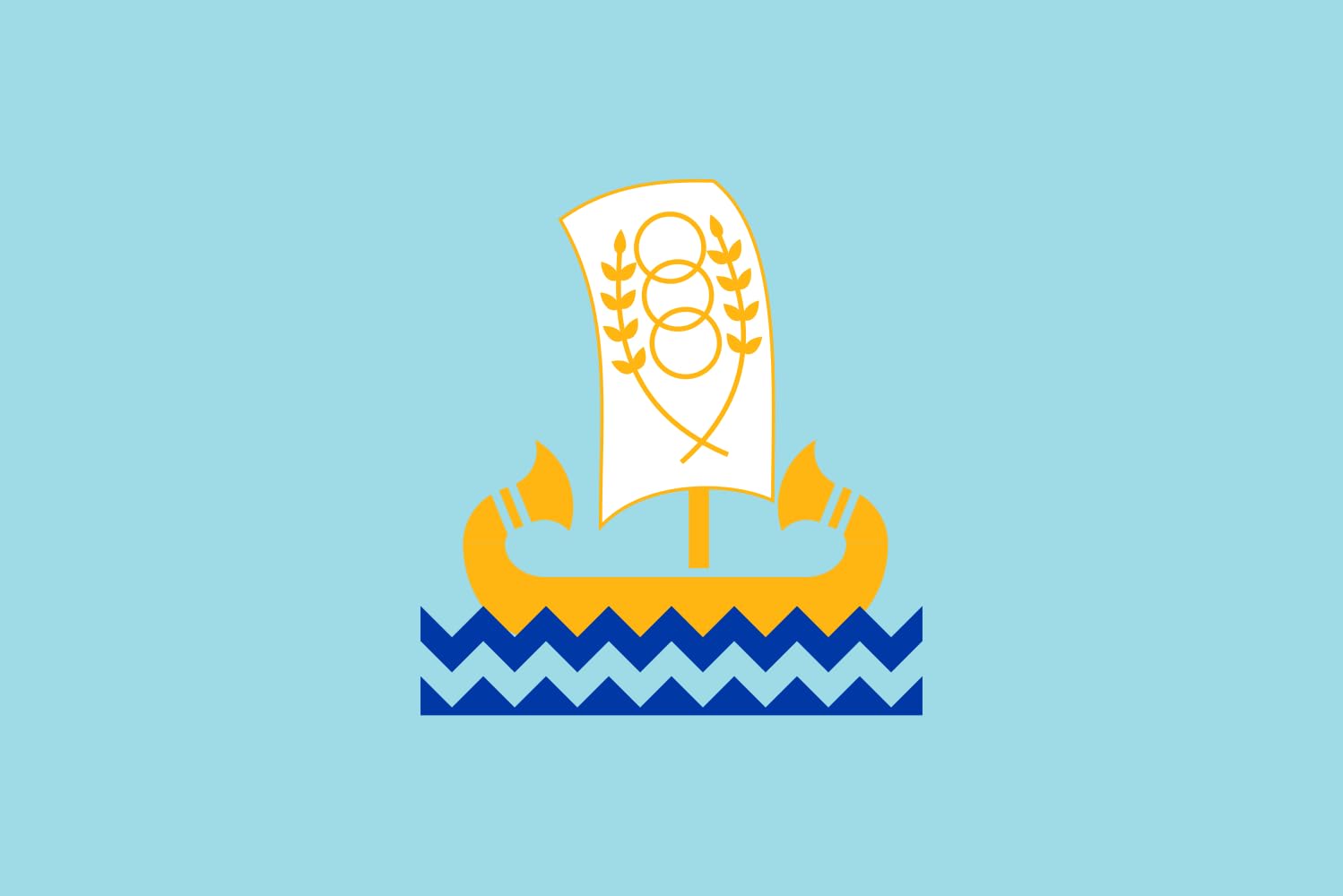 Drapeau Kafr El-Sheikh grand format pavillon vectoriel Egypte pour extérieur