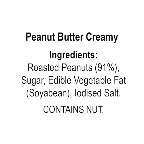 Dr. Oetker FunFoods Peanut Butter Creamy, 450g | 91% Roasted Peanuts | 26% Protein per 100g| Source of Vitamin E, B3 & B6 | Smooth & Sweetened Nut Butter | Plant-Based Protein Spread | No Palm Oil, Gluten or Cholesterol | Ideal for Breakfast, Snacks & Fitness.