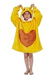 JVJQ Unisex Animal Wearable Hoodie Blanket,Snuggly Blanket with Sleeves, Comfy Warm Sweatshirt with