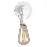 Esta luminaria de montaje en pared es bendecida con una cabeza ajustable de 180 grados, por lo que puede maximizar los potenciales de iluminación mediante el ajuste del ángulo de luz, utilizando como luz de techo o un aplique de pared en el baño, dormitorio, sala de estar, etc.