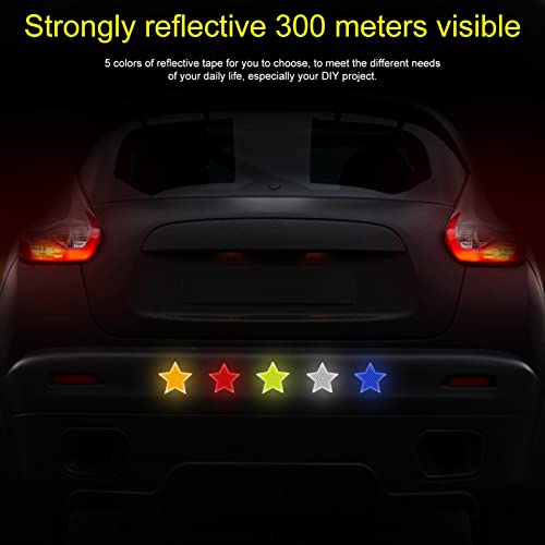 Fita refletora ao ar livre, fita de aviso de segurança à prova d'água, autoadesivos adesivos reflet