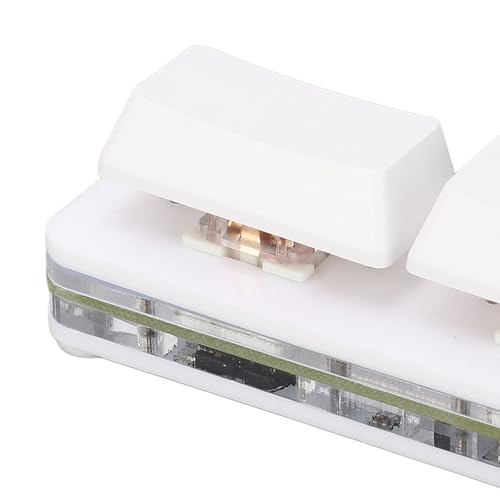 Clavier PC programmable RGB avec mini clavier mécanique à chaud filaire USB blanc pour macros