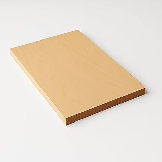 AMAZINK Cabinet Custom Size Shelves – Maple Melamine 3/4" Panels, Cut-to-Order for Strong, Smooth, Modern Shelving. Made in USA