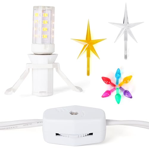 Image of Lighted Item Spare Parts Pack - Replacement LED Light and Bulbs for Vintage Ceramic Christmas Trees - 1 Pack
