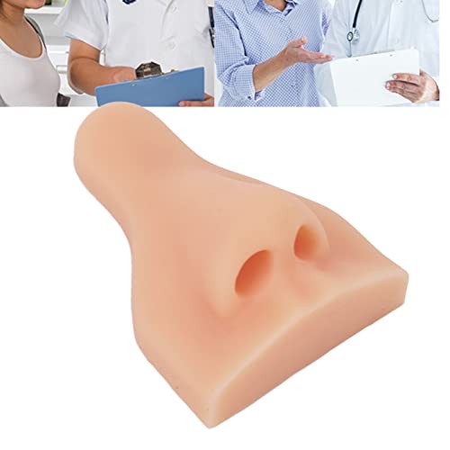 Modelo de nariz de silicone, pode ser reutilizado, modelo de nariz de silicone, simulação macia e fl