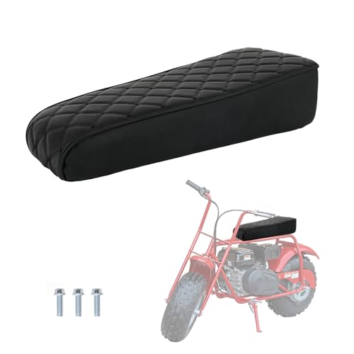 Kistrba Mini Bike Seat Replacement for 19 Coleman CT200u 196cc CT200 200cc OEM Fit Waterproof Black Saddle Assembly