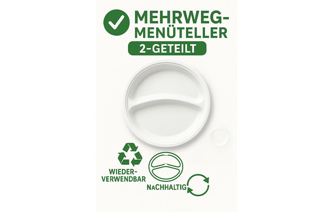 Lauroo Lot de 1000 assiettes plates réutilisables, en plastique, 22 cm de diamètre, sans BPA, passent au lave-vaisselle, empilables, en plastique