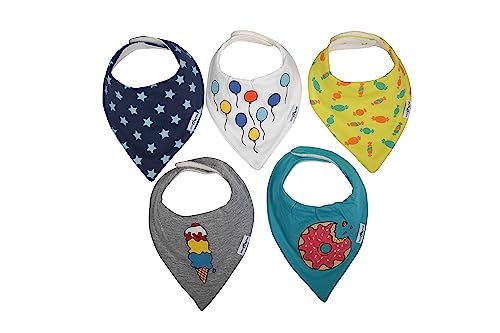 Image of Bandana Baby Bibs For New Born Baby - Party Edition (0-12 Months)